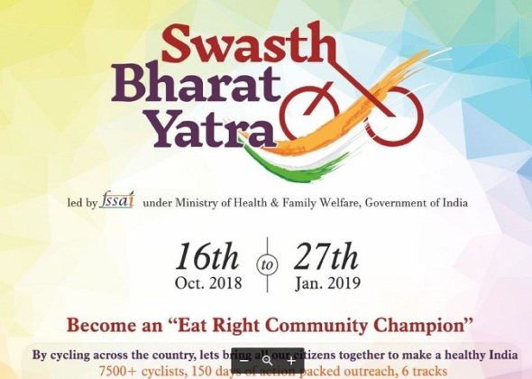 Swasth Bharat Yatra spreads the message of ‘Eat Safe, Eat Healthy and ...